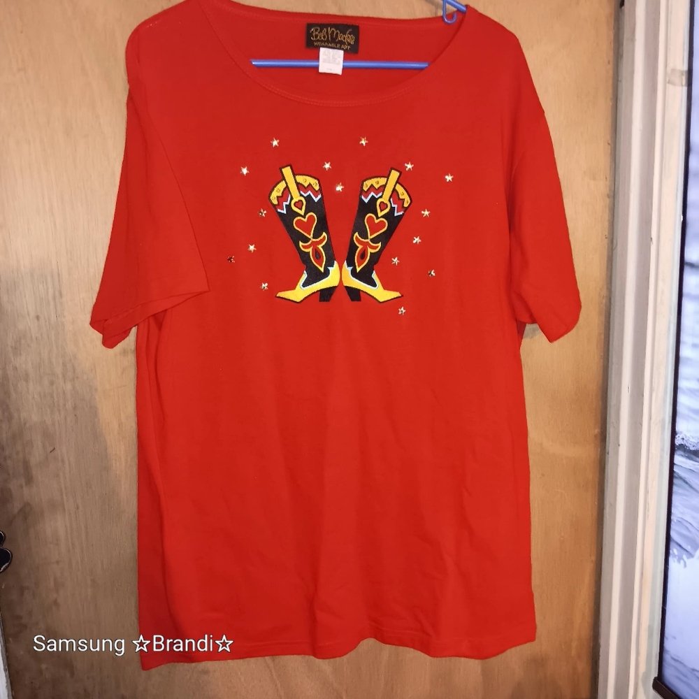 Womens Size large Bob Mackie top